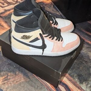 Jordan Mid SE Sneakers - Black and White